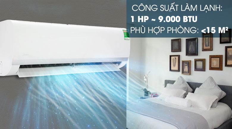 Máy lạnh Midea 1 HP MSAF-10CRN8 