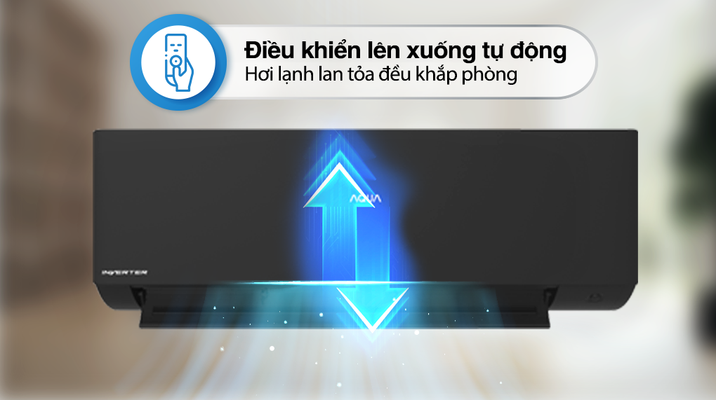 Máy lạnh Aqua Inverter 1 HP AQA-RUV10SAW - Cơ chế gió