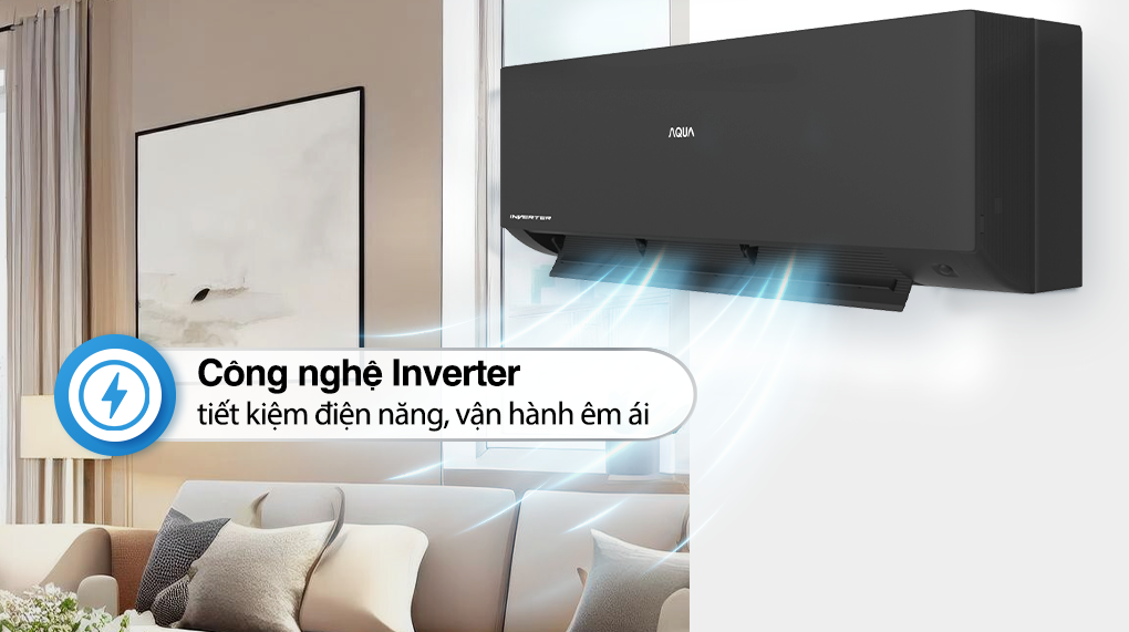 Máy lạnh Aqua Inverter 1 HP AQA-RUV10SAW - Inverter