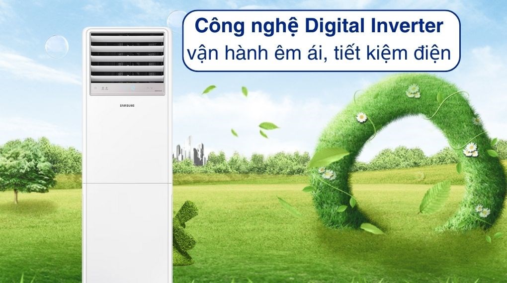 Công nghệ Inverter - Máy lạnh tủ đứng Samsung Inverter 3 HP AC030BNPDKC/TC