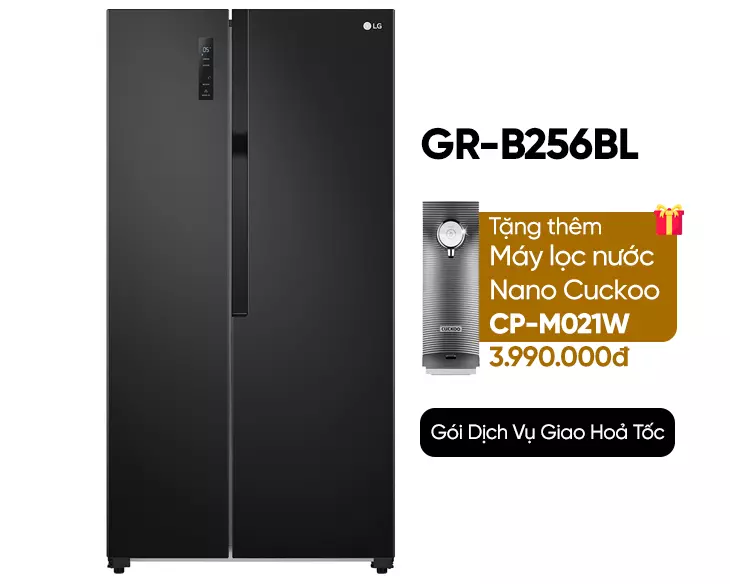 Tủ lạnh LG Inverter 519 lít GR-B256BL
