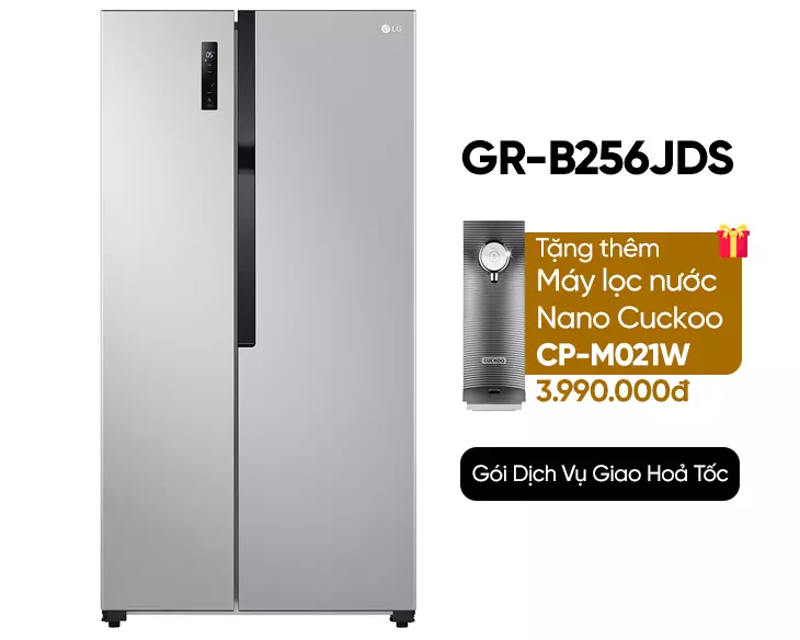 Tủ lạnh LG Inverter 519 lít GR-B256JDS