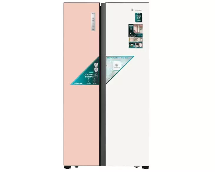 Tủ lạnh Hisense Inverter 519 lít RS668N4EW-PU
