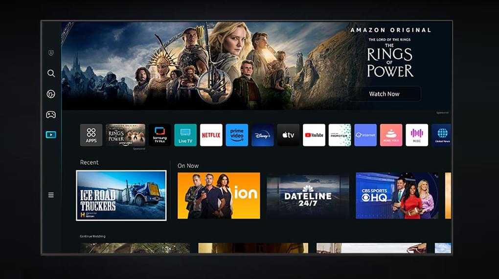 Smart Tivi QLED 4K 75 inch Samsung QA75Q80C - Hệ điều hành