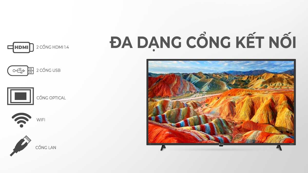 Đa dạng kết nối giúp người dùng linh hoạt sử dụng thiết bị